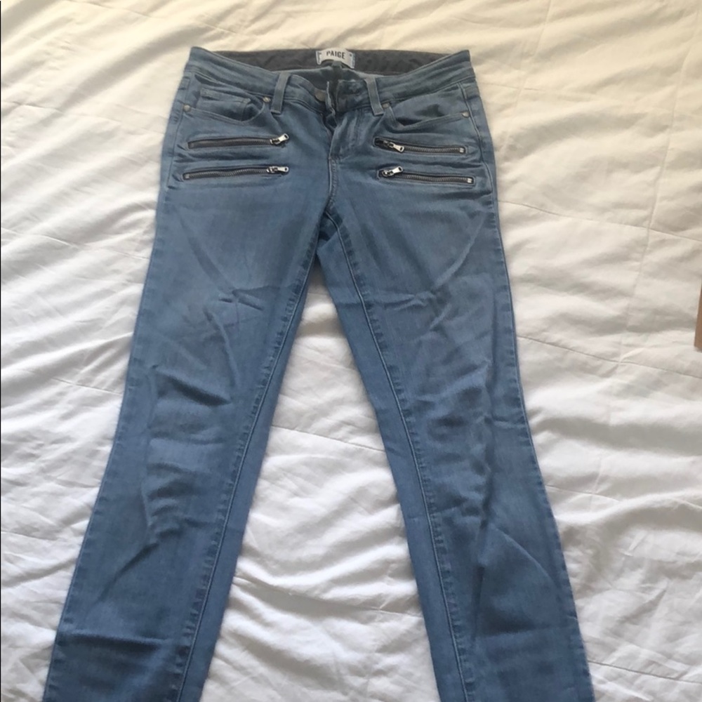 Size 26 light wash Paige brand  jeans